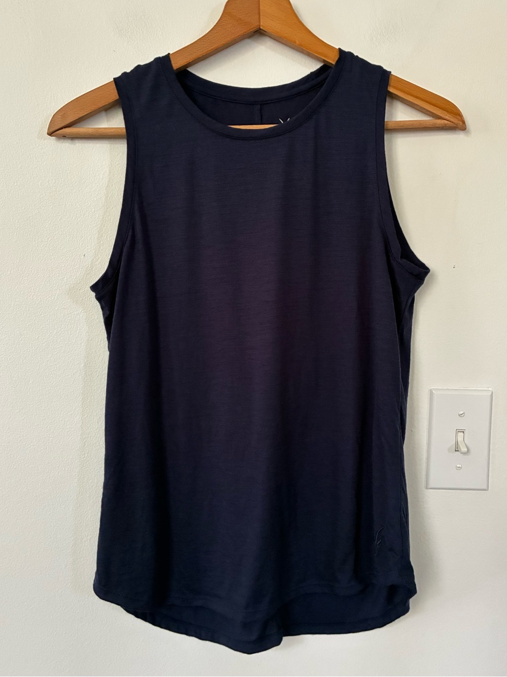 Ibex Merino Wool Next to Skin Natural Tank Top Navy